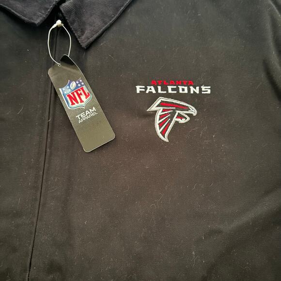NFL Atlanta Falcons Tradesman Canvas Carhartt Style Jacket NEW Men's XXXL - Picture 3 of 3